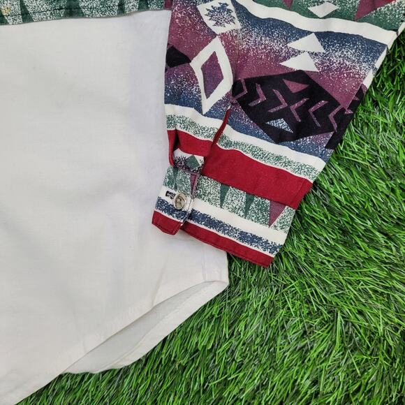 Vintage 90s Rough-Rider Cowgirl Shirt Womens L 21x25 Western - Picture 12 of 13